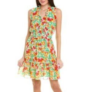 CAbi Colorful Floral spirit Dress